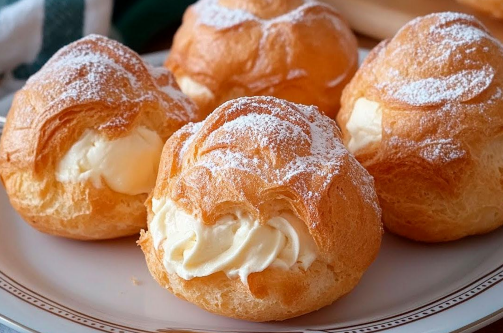 PROFITEROLES ALLA CREMA PASTICCERA