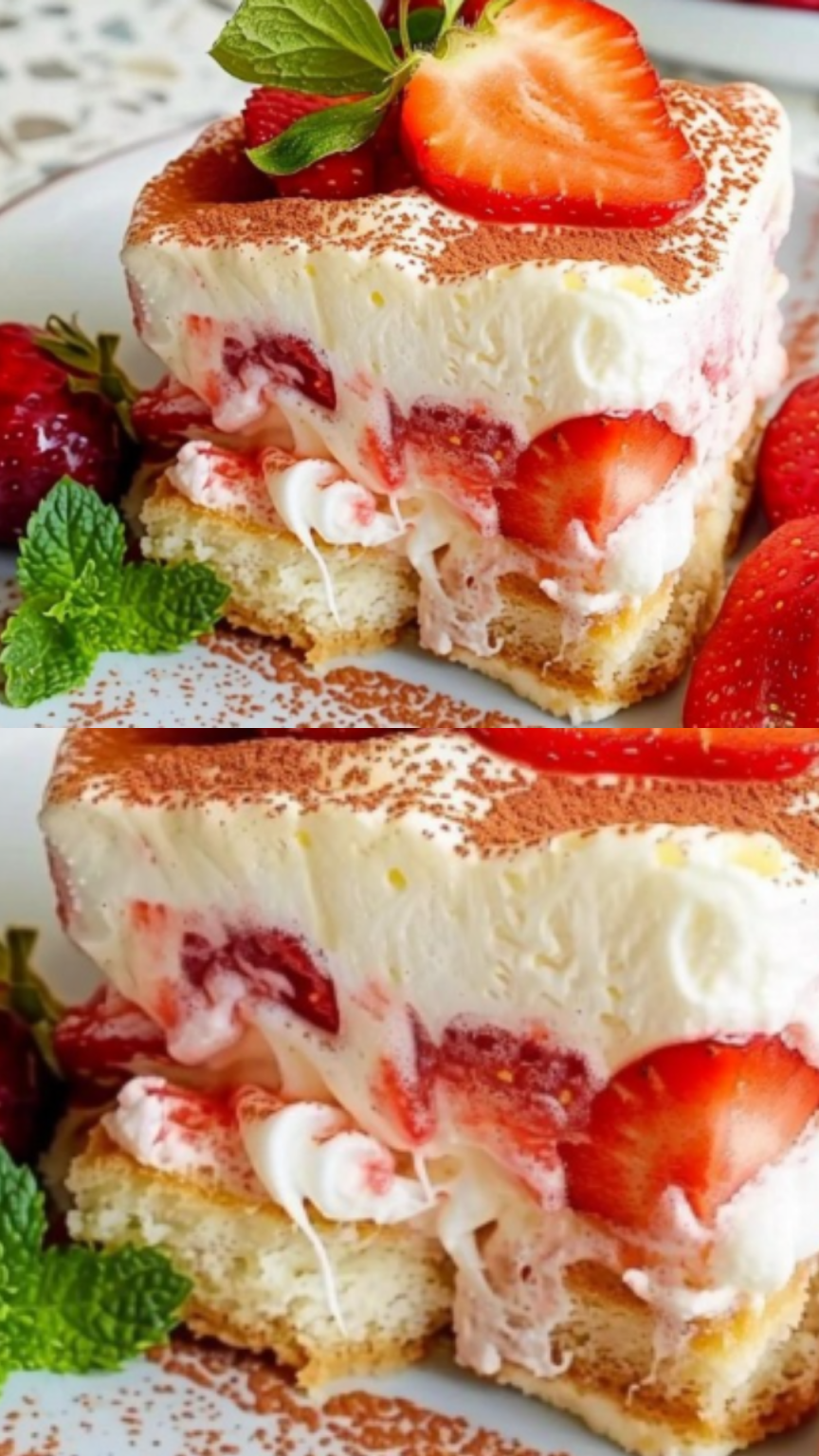 Tiramisù alle fragole con ricetta mascarpone