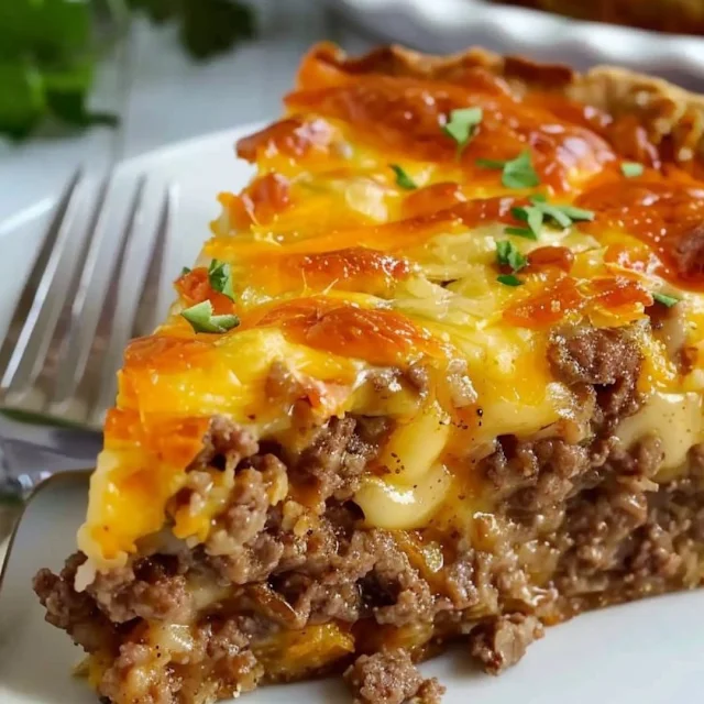 isquick Impossible Cheeseburger Pie, un classico piatto confortante facile da preparare: