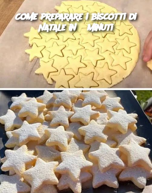 Come preparare i biscotti di Natale in 5 minuti