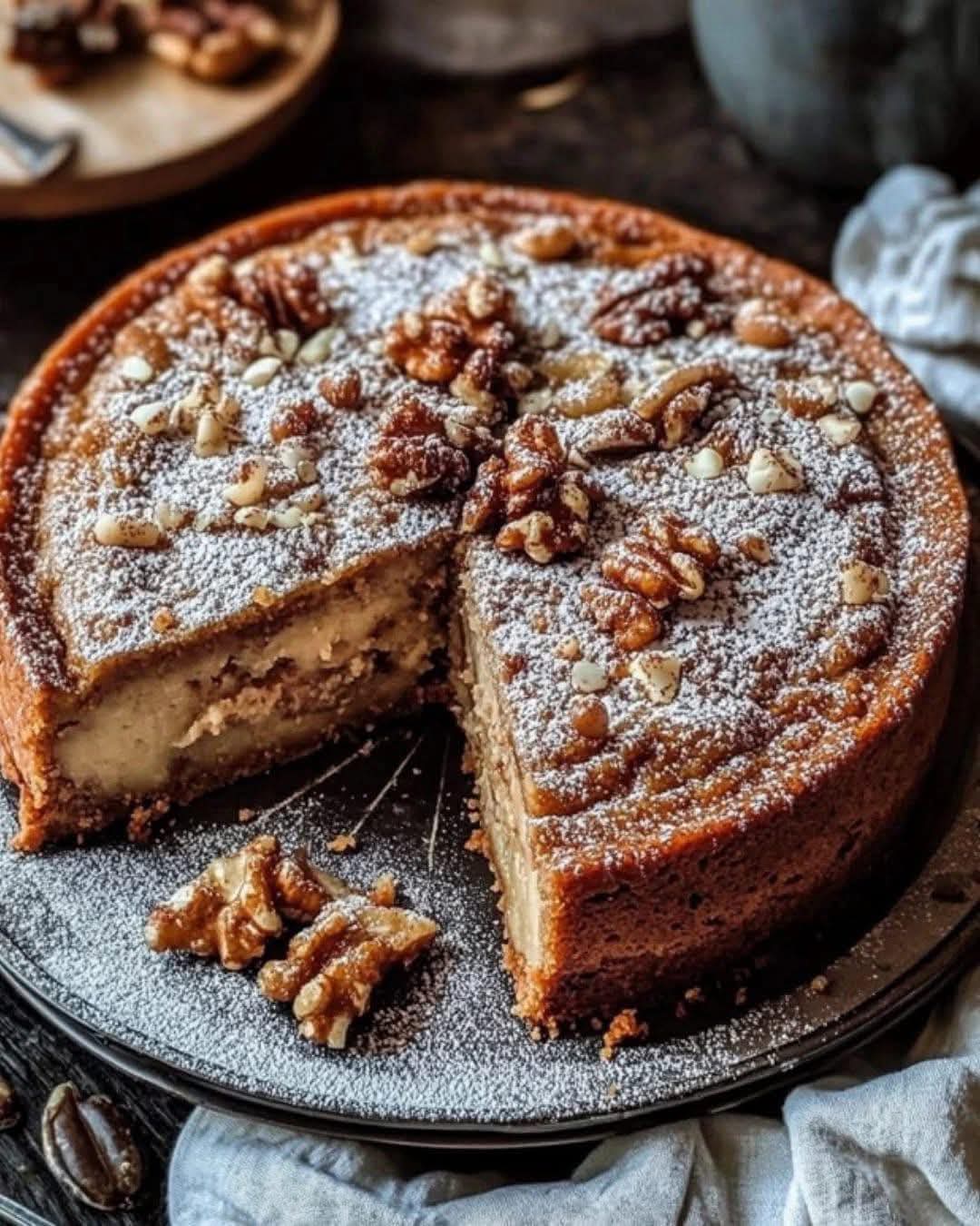 Torta alle noci fatta in casa