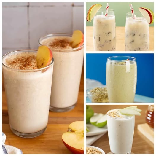 RECETA DE LICUADO DE MANZANA CANELA Y AVENA