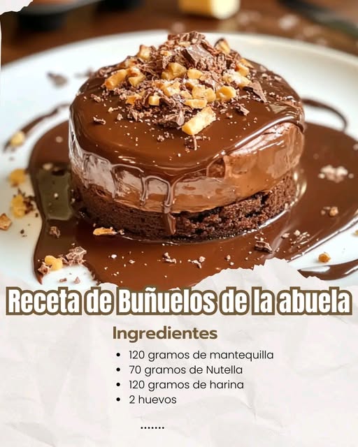 Receta de Brownie de Nutella