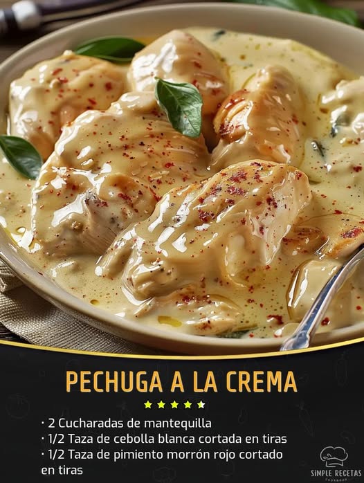 Pechuga a la crema