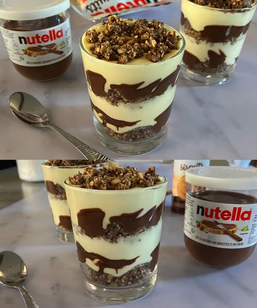 Tiramisù con Nutella e mascarpone pronto in 5 minuti!