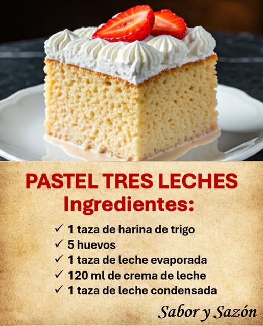 PASTEL TRES LECHES