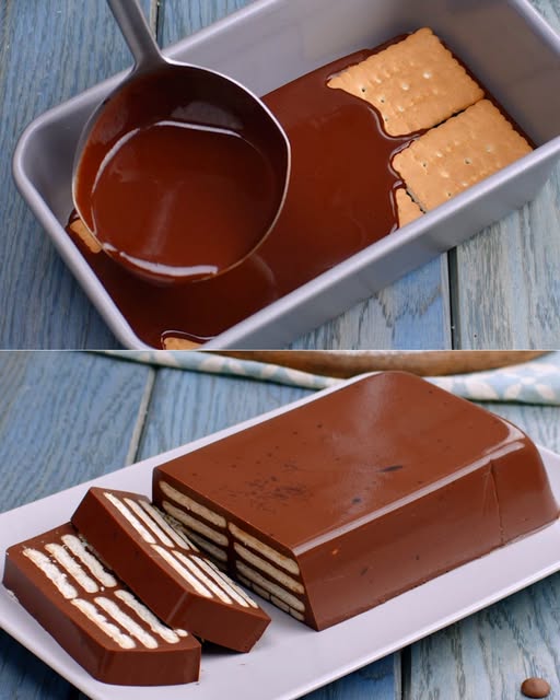 Tronchetto di biscotti e budino: il dolce senza cottura facile e veloce da preparare!