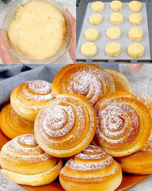 Soffici e profumate, sono le girelle brioche più morbide di sempre. Mescola latte, burro, farina e 3 tuorli, la ricetta da provare subito: