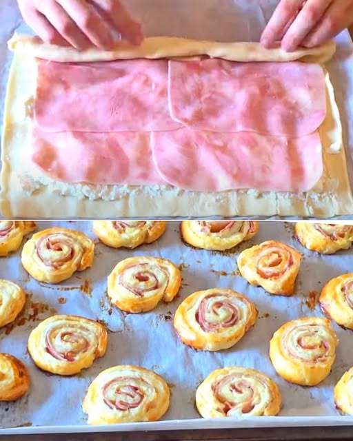 Girelle di pasta sfoglia: idea semplice per il tuo antipasto