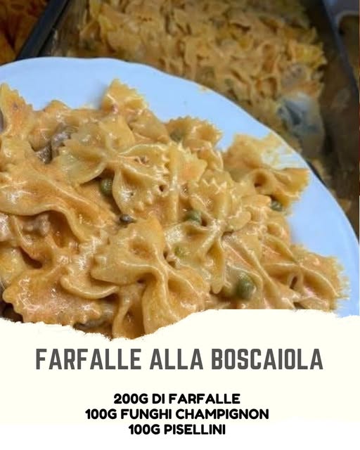 Farfalle alla Boscaiola