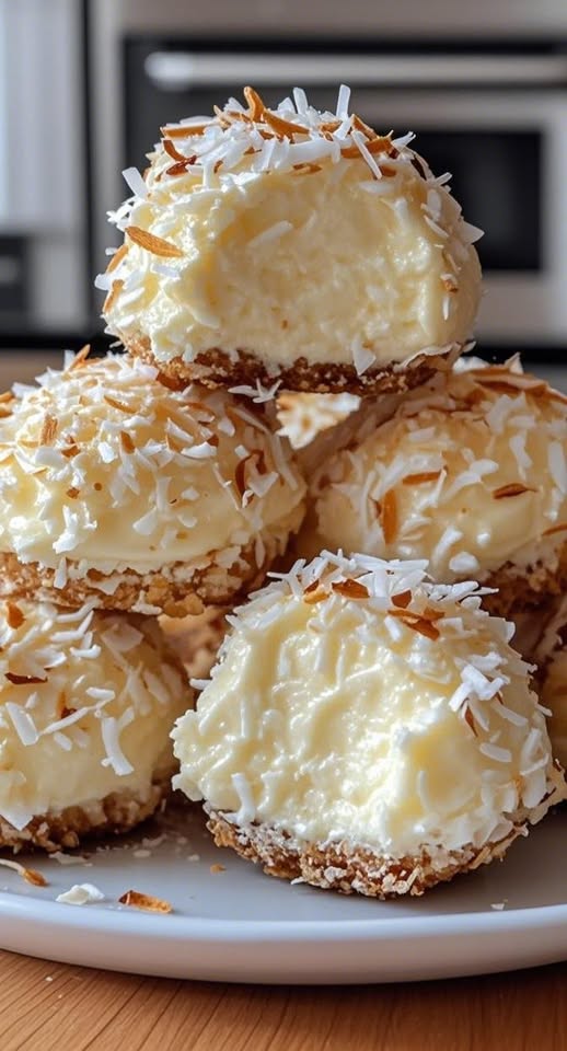Delizie di cheesecake al limone e cocco