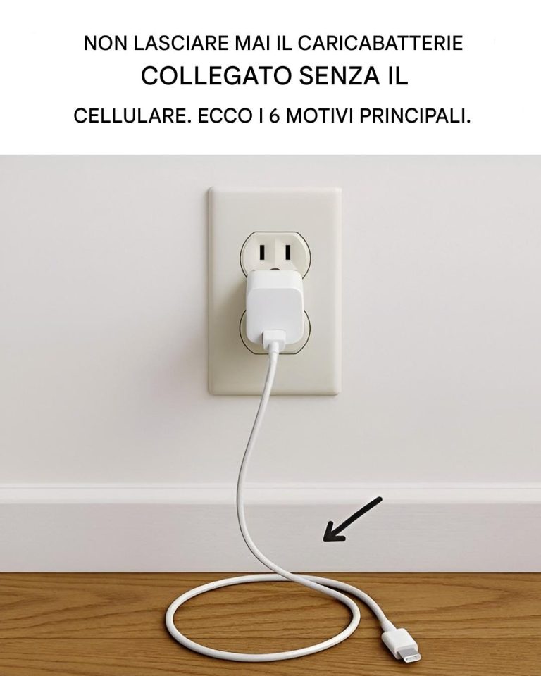 Perché non dovresti mai lasciare il caricabatterie del telefono collegato senza il tuo cellulare