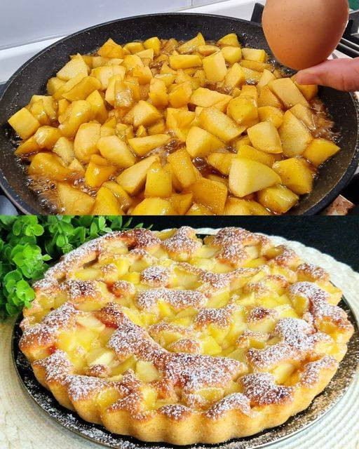 La torta di mele come non l’avete mai vista: Una torta spettacolare e facilissima da realizzare!