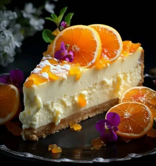 ## Cheesecake all’arancia 🍊🍰