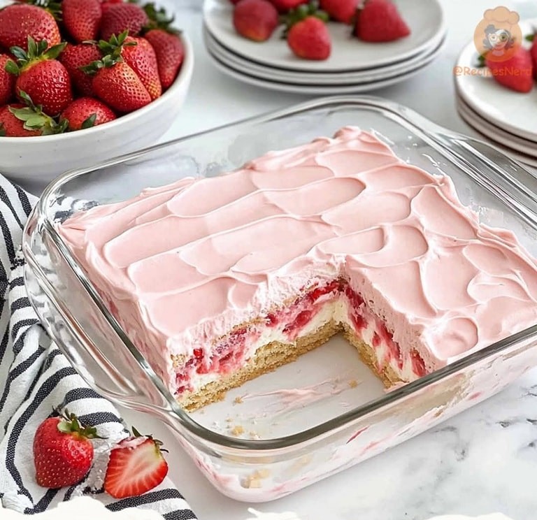 Torta Eclair alle Fragole 🍓