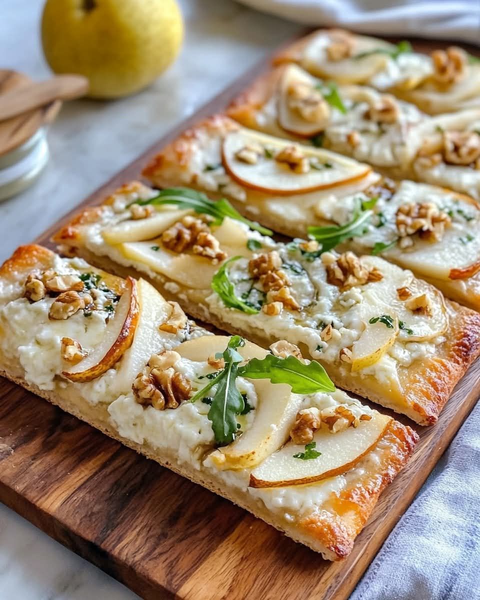 Piadina con pere, gorgonzola e  nociNoce