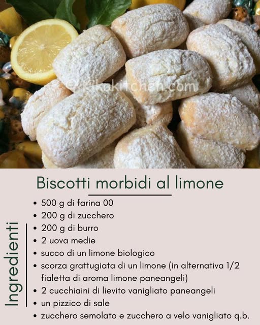 Deliziosi biscotti al limone: la ricetta morbida che conquisterà il tuo palato!