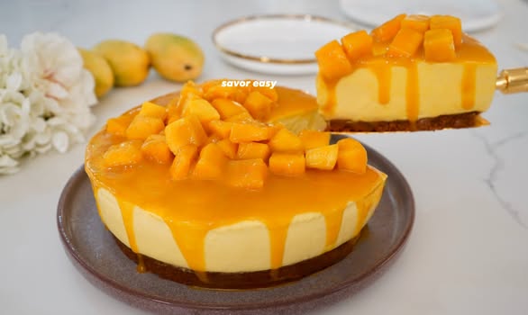 Cheesecake al mango senza cottura 🥭🥭🥭