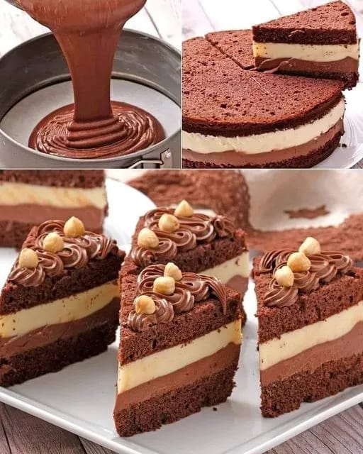Torta cremosa al cioccolato