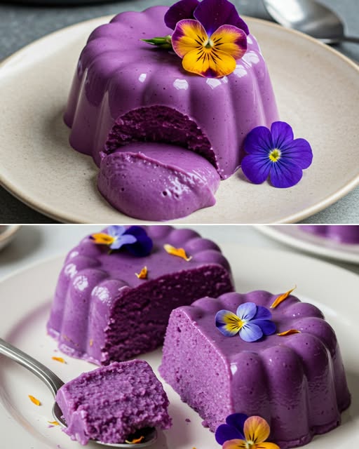 Panna Cotta alla Patata Dolce Viola! Un Dessert Innovativo dai Colori dell’Arte