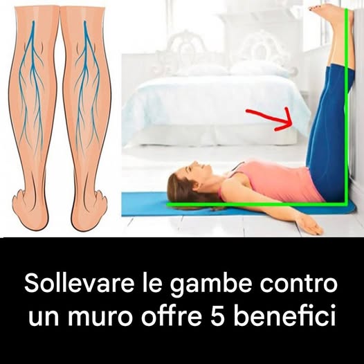 5 benefici dell’alzare le gambe contro un muro