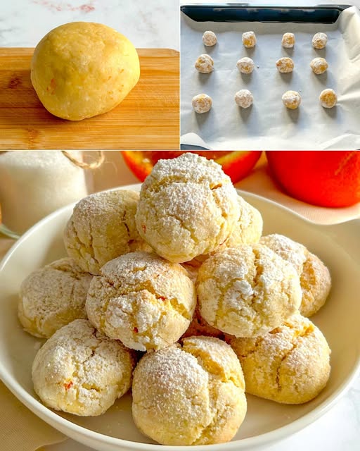 I biscotti all’arancia sono dolcetti morbidi e profumati,