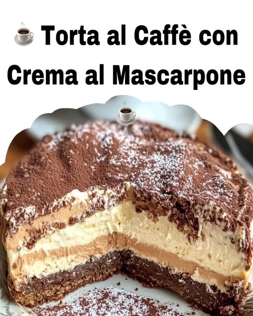 ☕️ Torta al Caffè con Crema al Mascarpone ☕️
