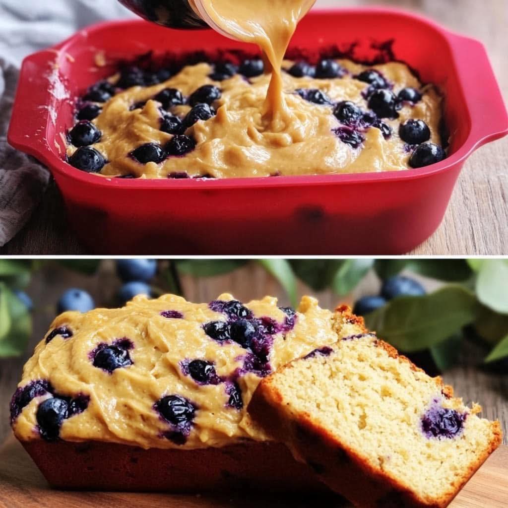 Plumcake ai mirtilli facile