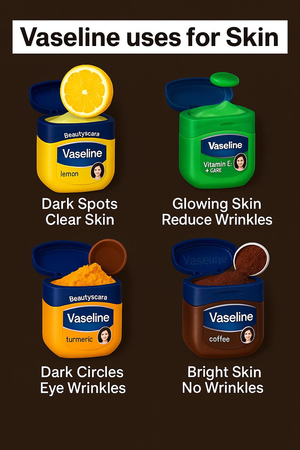 Potenziatori della cura della pelle Vaseline: ingredienti naturali per una pelle radiosa