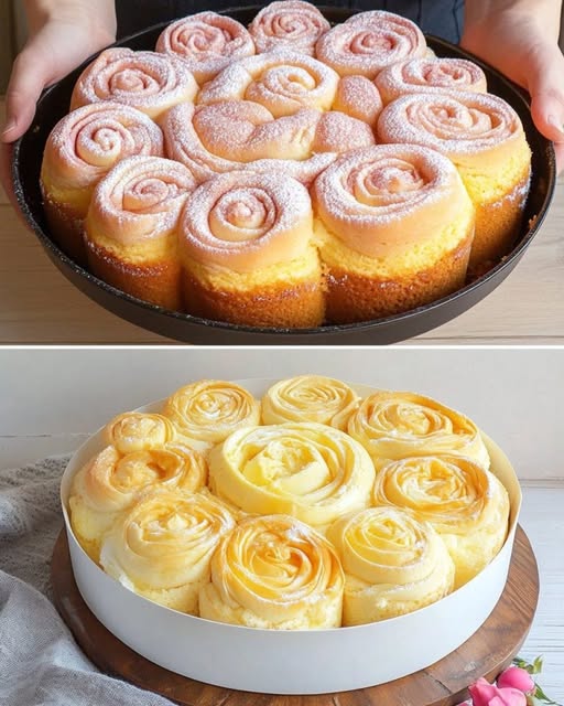 Una torta di rose SOFFICE