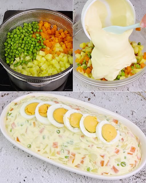 Insalata russa: la ricetta realizzata alla maniera classica