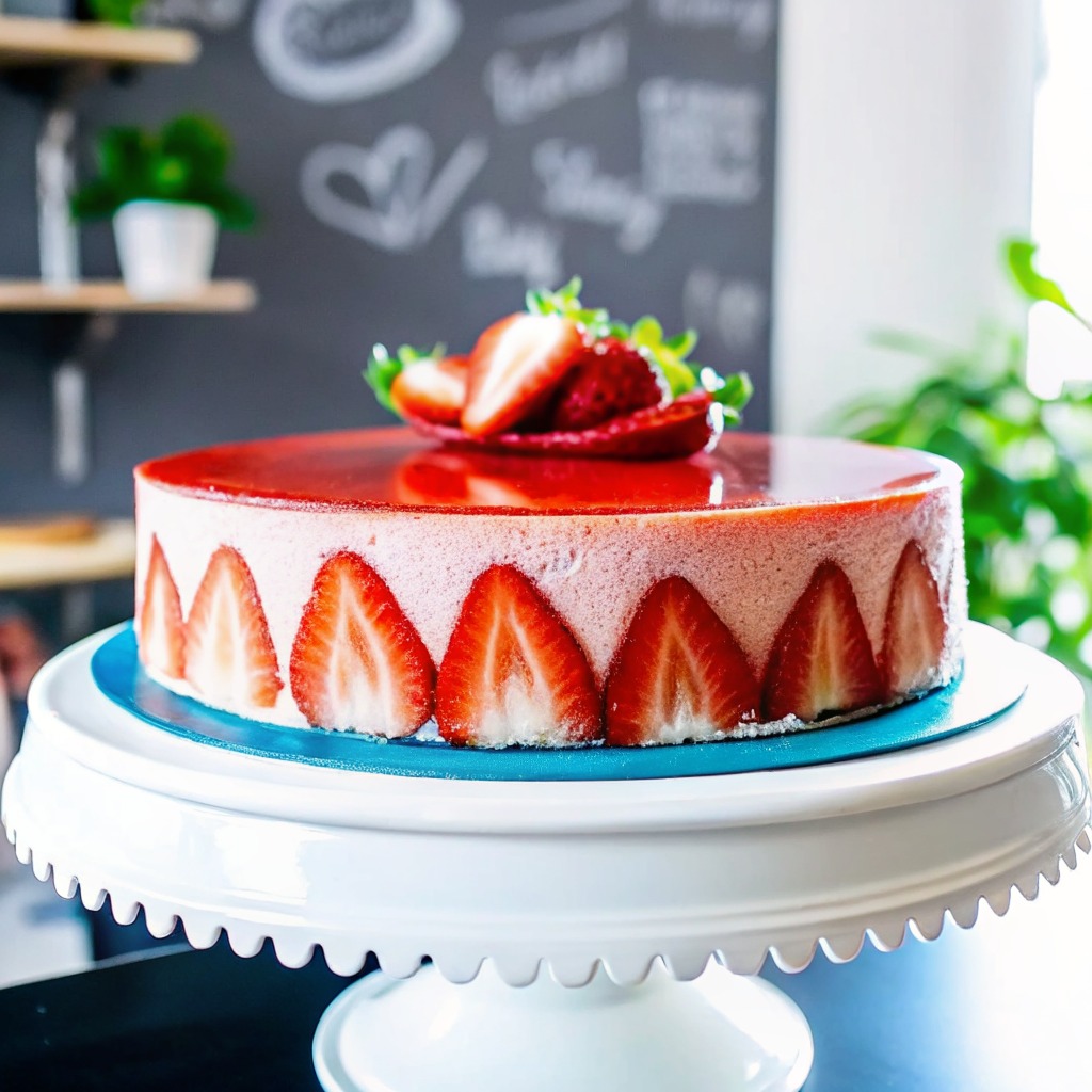 Torta Mousse di Fragole