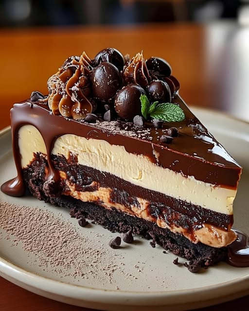🍫 Cheesecake al Triplo Cioccolato 🍫