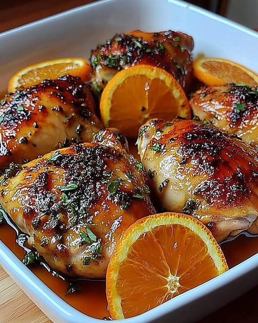 Pollo all’arancia arrosto
