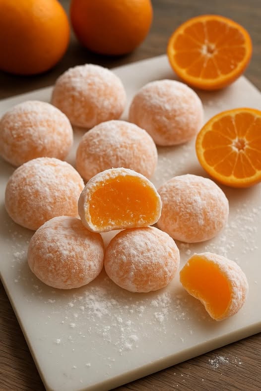 Tartufi alla crema d’arancia