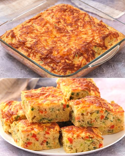 Torta soffice con patate, pomodori e peperoni: perfetta per una cena da leccarsi i baffi!