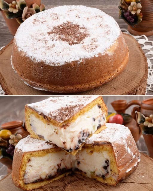 Cassata al forno: gocce di cioccolato e ricotta avvolte in una fragrante pasta frolla