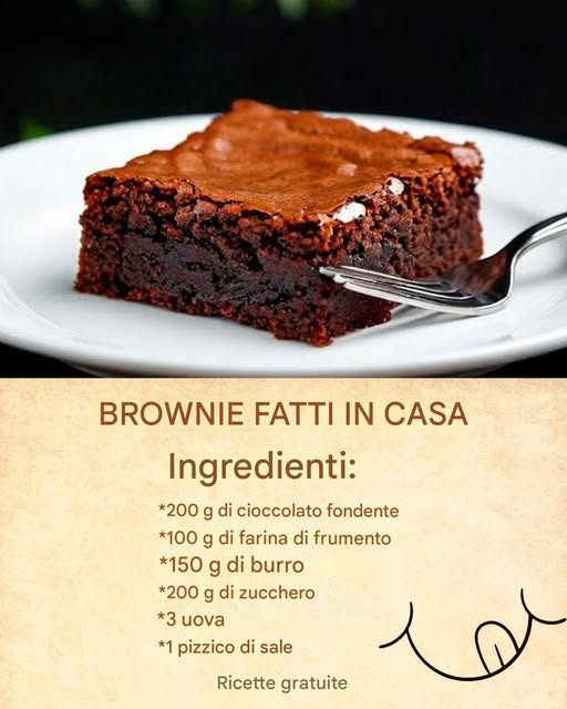 BROWNIES FATTI IN CASA 😋