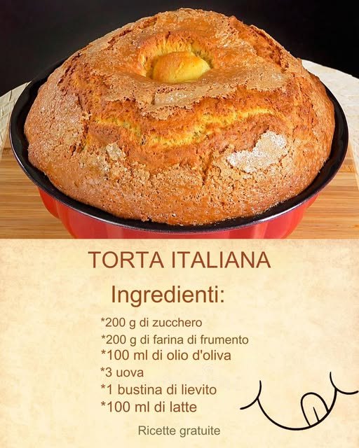 TORTA ITALIANA FATTA IN CASA 😋