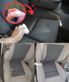 Macchie ostinate sui sedili dell’auto? Il trucco dell’autolavaggio per eliminarle
