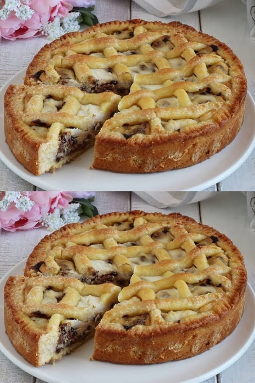 Crostata di ricotta e cioccolato con e senza Bimby