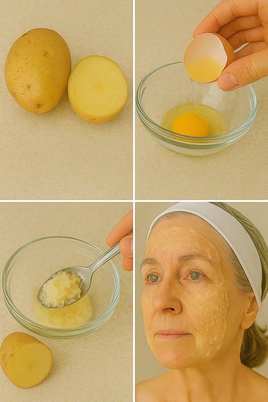 Ringiovanisci la tua pelle con i segreti anti-età di patate e albumi d’uovo