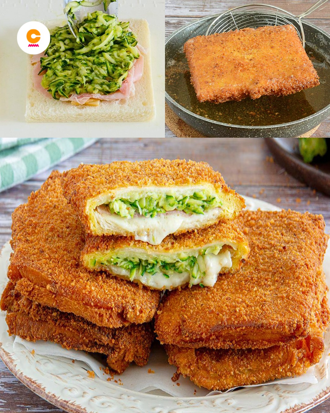 Zucchine in carrozza