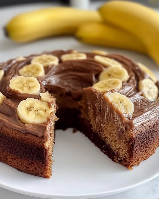 Torta Banane e Cioccolato