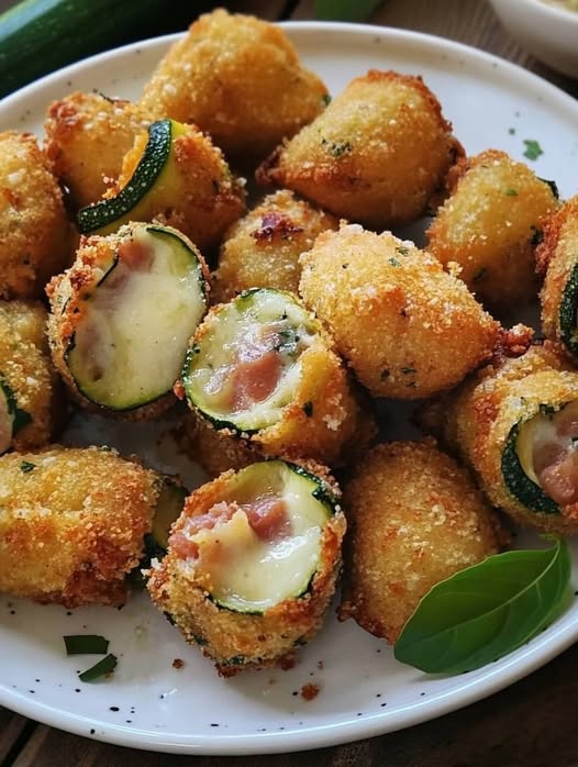 Fagottini di zucchine croccanti e filanti