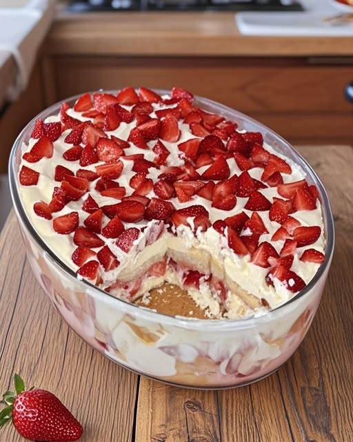 Delizioso Tiramisù Estivo con Fragole Fresche